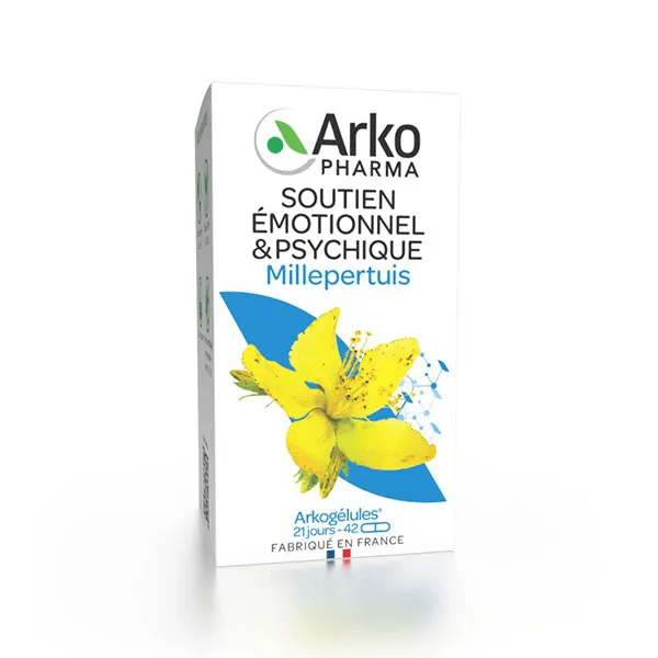 Arkogélules Soutien émotionnel & Pshychique Millepertuis 42 gélules 3