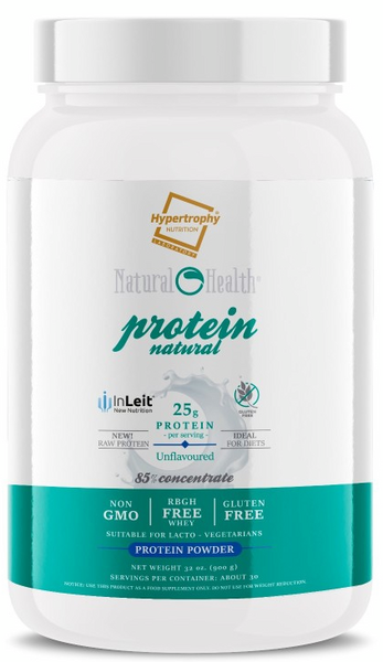 Hypertrophy Nutrition Protein Natural Sin Sabor 900 Gr