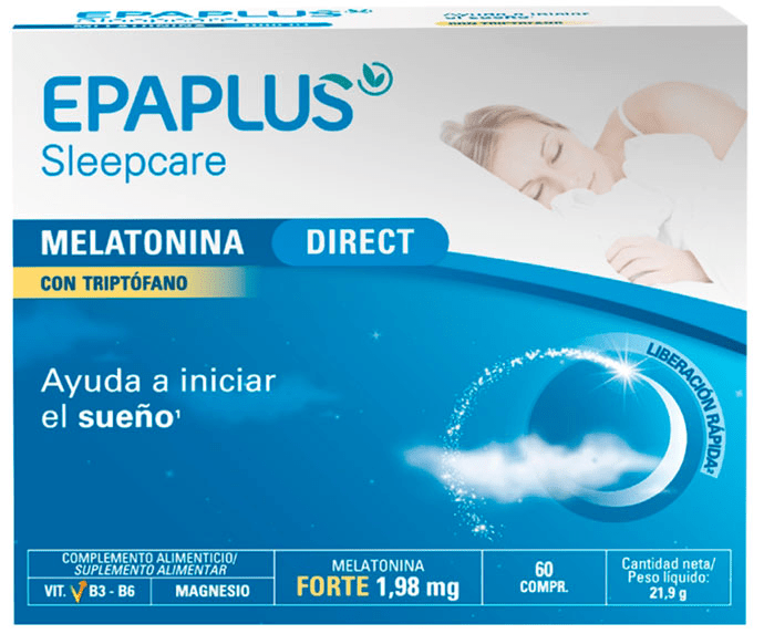 Epaplus Sleepcare Melatonina Y Triptófano 60 Cápsulas