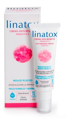 Linatox Crema Anti-rojeces Prebiótica SPF15 50ml