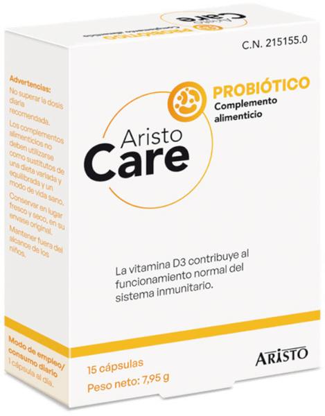 Aristo Care Probiótico 15 Cápsulas