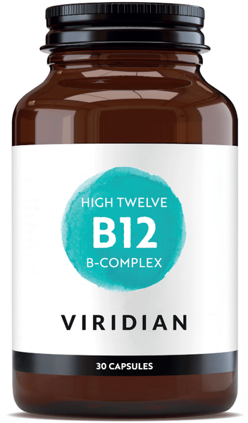 Viridian Rojos High Twelve Vitamin B12 Con B-Complex 30 Cápsulas - Imagen 3