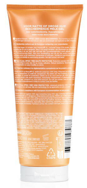 Vichy Capital Soleil SPF50 Leche Gel Ultra-fundente 200ml