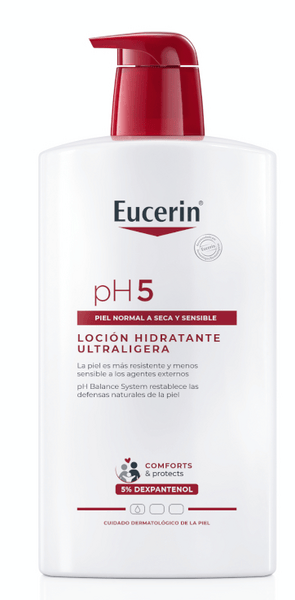 Eucerin pH5 Loción Hidratante Ultraligera Corporal 1 Litro
