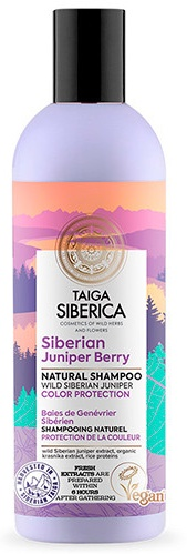 Taiga Siberica Juniper Berry Champú Natural Protección Del Color 270ml