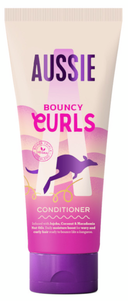 Aussie Bouncy Curls Acondicionador Cabello Seco Rizado Y Ondulado 150 Ml