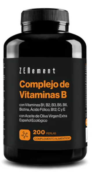 Zenement Oliva/Rojos 5 X Vitaminas B Complex + Vitaminas C Y E 200 Perlas - Imagen 3