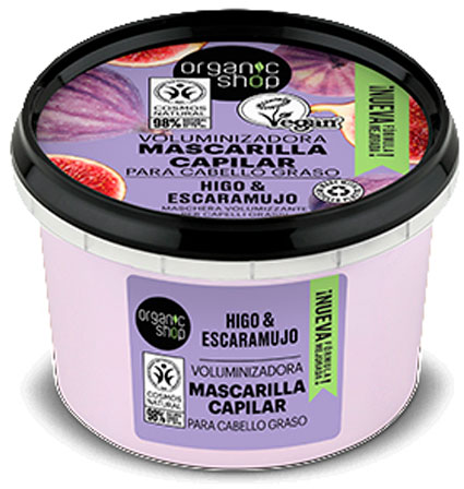 Organic Shop Mascarilla Capilar Brillo Express Higo Griego 250ml