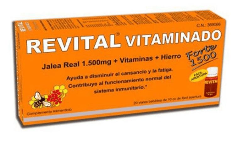 Revital Vitaminado Jalea Real Forte 20 Viales