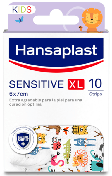 Hansaplast Sensitive XL Kids 10 uds