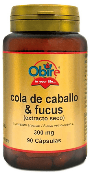 Obire Cola de Caballo + Fucus 300 mg 90 Cápsulas