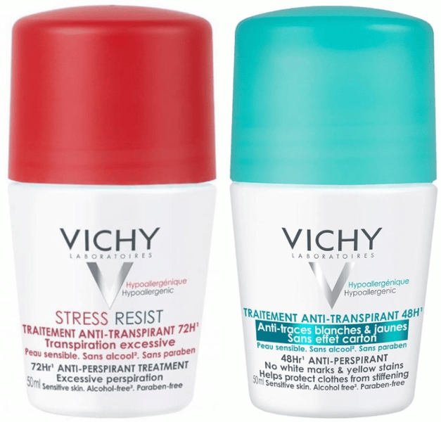 Vichy Stress Resist Desodorante Roll-on 50 ml + Desodorante Anti-Marcas Roll-on 50 ml