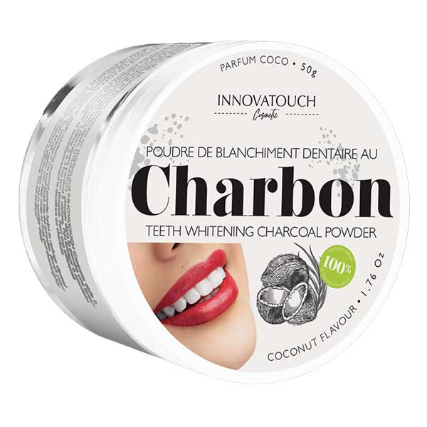 Poudre de blanchiement dentaire au charbon parfum Coco