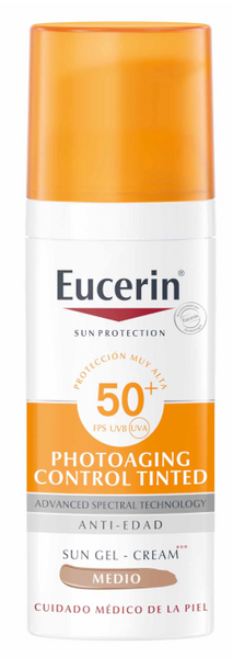 Eucerin Crema Solar Photoaging Tono Medio FPS 50+ 50ml