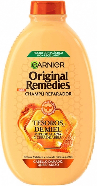 Garnier Original Remedies Champú Tesoros De Miel 600 Ml