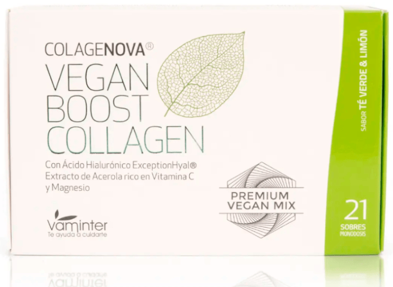 Vaminter Colagenova Vegan Boost Té Verde y Limón 21 Sobres