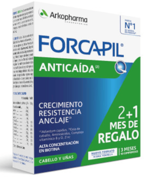 Arkopharma Forcapil Anticaída Tratamiento 3Meses 3X30comp - Imagen 2