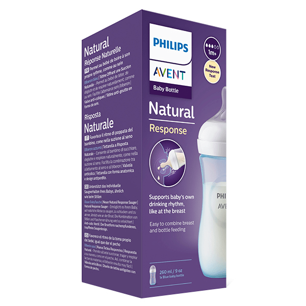 Biberon Natural Response 3.0 Bleu 260ml 4