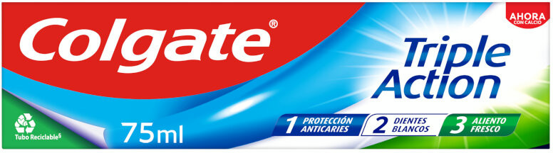 Colgate Triple Action Menta Original Pasta Dentífrica 75ml