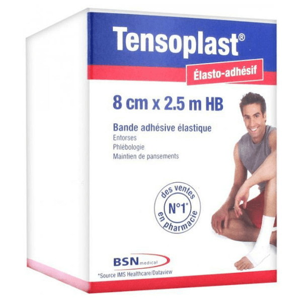 BSN Médical Tensoplast HB Bande Adhésive 8cm x 2,5m 2