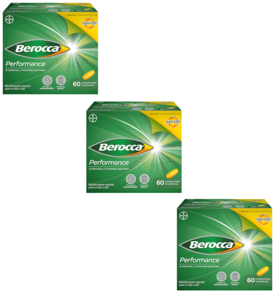 Berocca Performance Vitaminas y Rendimiento 3x60 Comprimidos