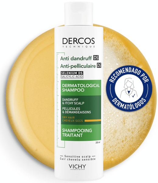 Vichy Dercos Technique Champú Anticaspa Seca Elimina el Picor 200 ml