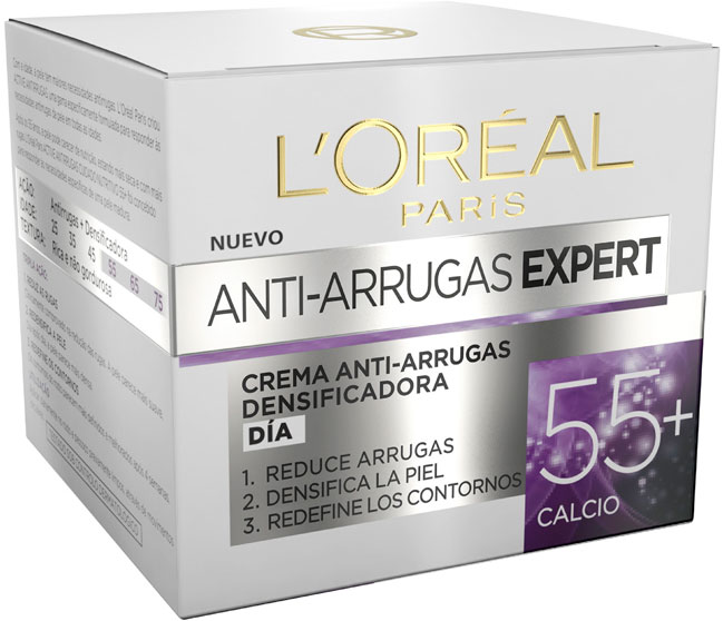 L'Oréal Activos Anti-Arrugas Crema Con Calcio +55 50ml