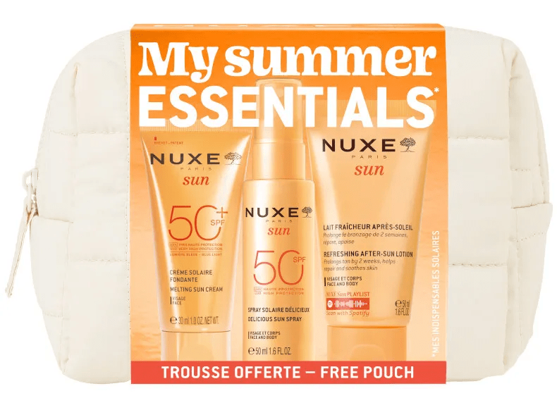 Nuxe Sun Crema Fundente SPF50 30 ml + Spray Delicioso SPF50 50 ml + After Sun 50 ml