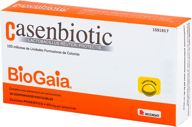 Casenbiotic · 30 Comprimidos Masticables De Limón