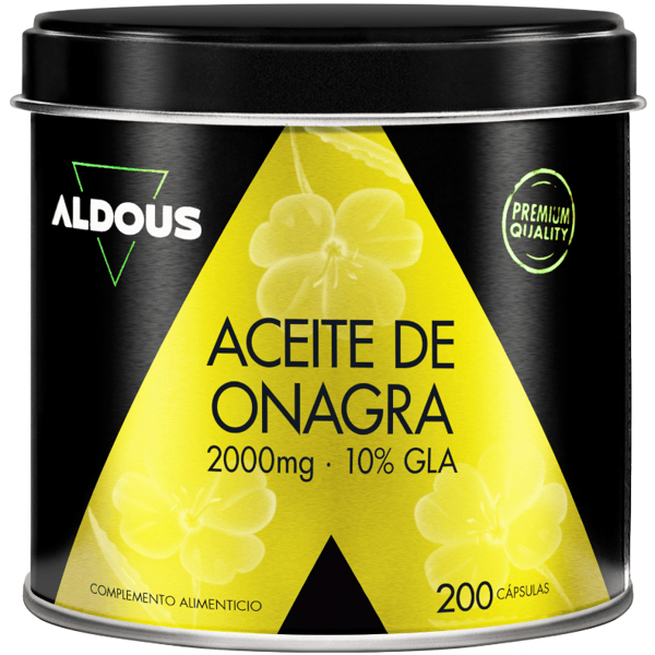 Aldous Bio Aceite Onagra 2000mg 200 Cápsulas Blandas