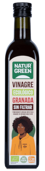 NaturGreen Vinagre de Granada Sin Filtrar Bio 500 ml