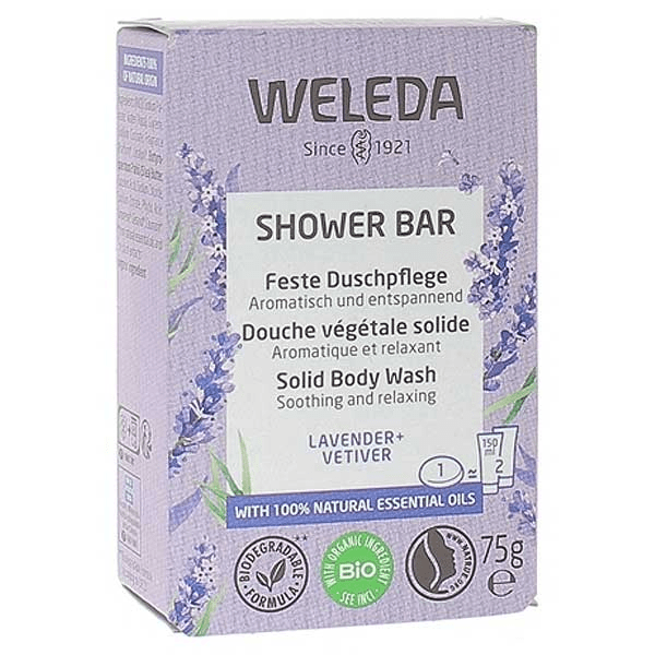 Shower Bar Douche Végétale Solide Lavander & Vétivier Bio 75g 7