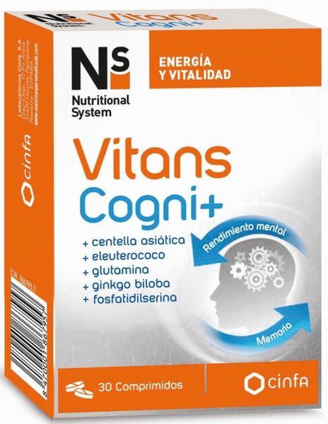 Ns Vitans Cogni+ 30 Comprimidos