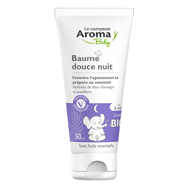 Baume Relaxant Douce Nuit Bébé Certifié Bio 50ml 3