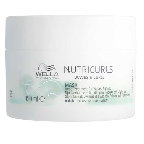 Nutricurls Masque profond anti-frisottis pour cheveux ondulés et bouclés 150ml
