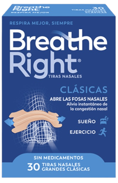 Breathe Right Tiras Nasales Grandes 30 uds