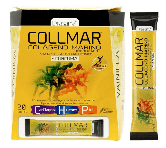 Collmar Colágeno Con Cúrcuma Drasanvi Sabor Vainilla 20 Sticks