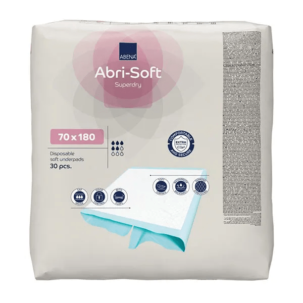 Abri-Soft Alèse Jetable Superdry 70x180cm 1750ml 30 unités