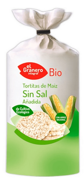 El Granero Integral Tortitas De Maíz Sin Sal Añadida Bio 110 Gr