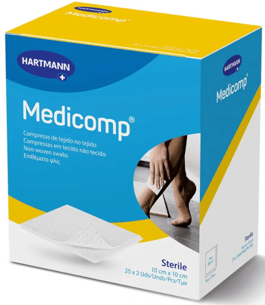 Hartmann Medicomp Estéril Gasa 10x10cm 50 uds