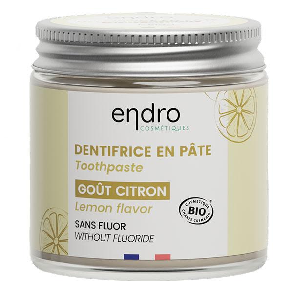 Dentifrice Citron 100% d’origine naturelle texture pâte pot 185 gr