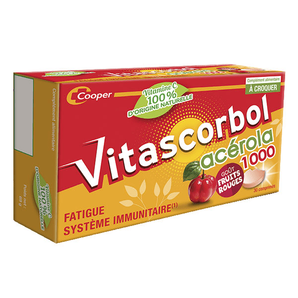 Complément Alimentaire Vitamine C Acérola 30 comprimés 3