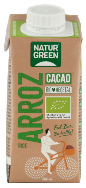 NaturGreen Arroz Cacao Bio 200 Ml