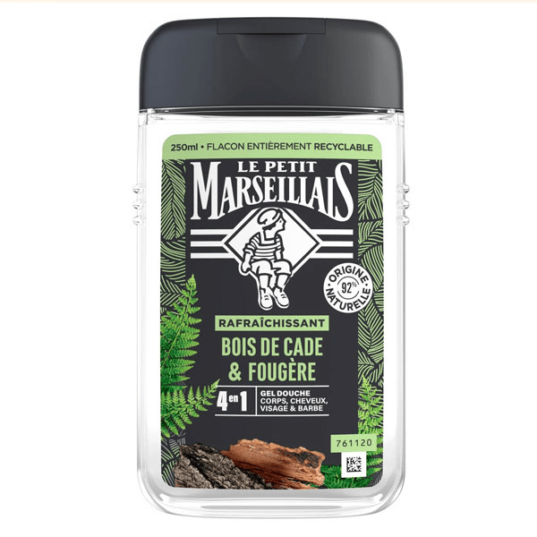 Gel Douche Homme Bois de Cade & Fougère 250ml 2