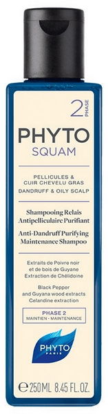 Phyto Champú Purificante Anticaspa Cabello Graso PhytoSquam 250 ml