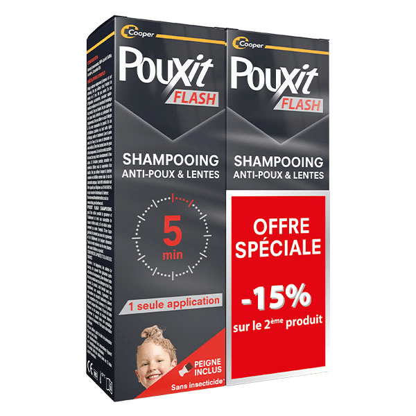 Flash Shampoing Traitement Poux et Lentes Lot de 2x 100ml 3