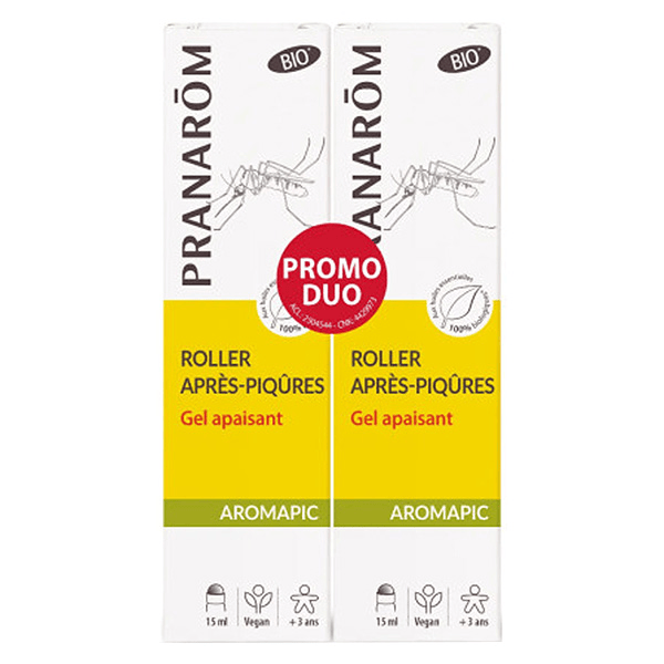Aromapic Roller Après-Piqûres Gel Apaisant Bio Lot de 2 x 15ml 3
