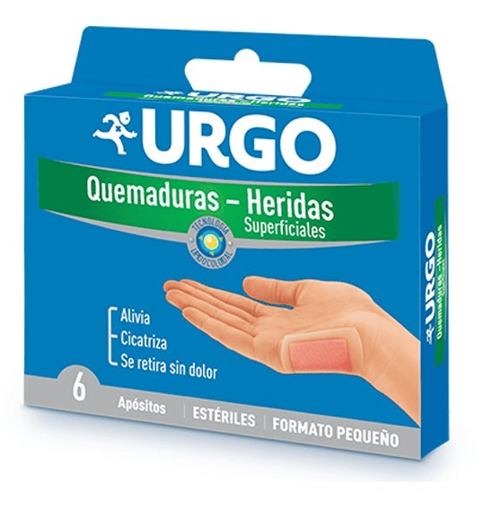 Urgo Quemaduras y Heridas Superficiales 6uds