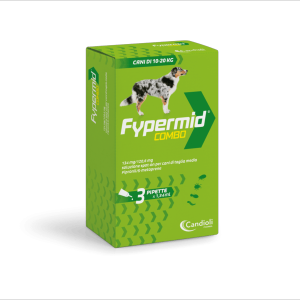 Fypermid Combo 134 mg/120,6 mg Soluzione Spot-on Cani Taglia Media