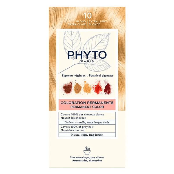 PhytoColor Coloration Permanente N°10 Blond Extra Clair 3